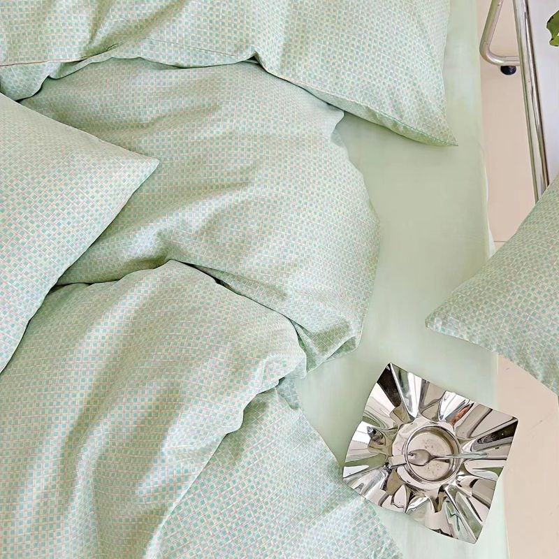 超柔裸睡双层纱被套n复古小清新全棉1.5米单人被罩双人床被套