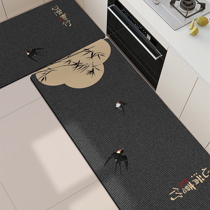 厨房地垫硅藻泥专用防油防滑吸水垫高级感耐脏免洗脚垫家用地板贴,居家布艺,厨房地垫,淘宝优惠券,粉丝福利购,淘宝优惠卷