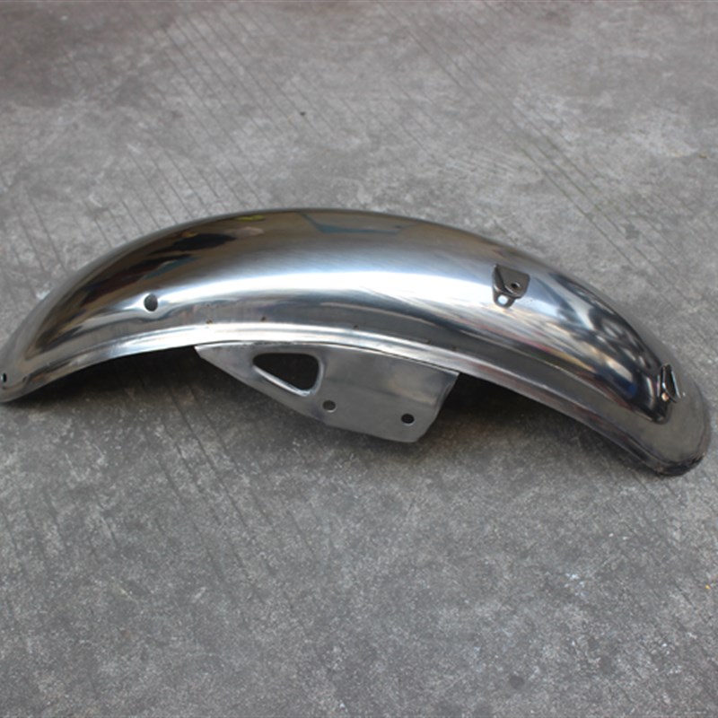 珠江太子GN125摩托车前挡泥板GN125前后挡泥瓦不锈钢沙板雨篷