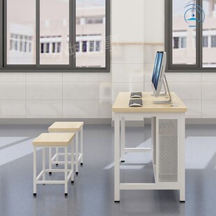 网吧微计算教室办公桌子房电脑桌学校学生培训班课桌椅