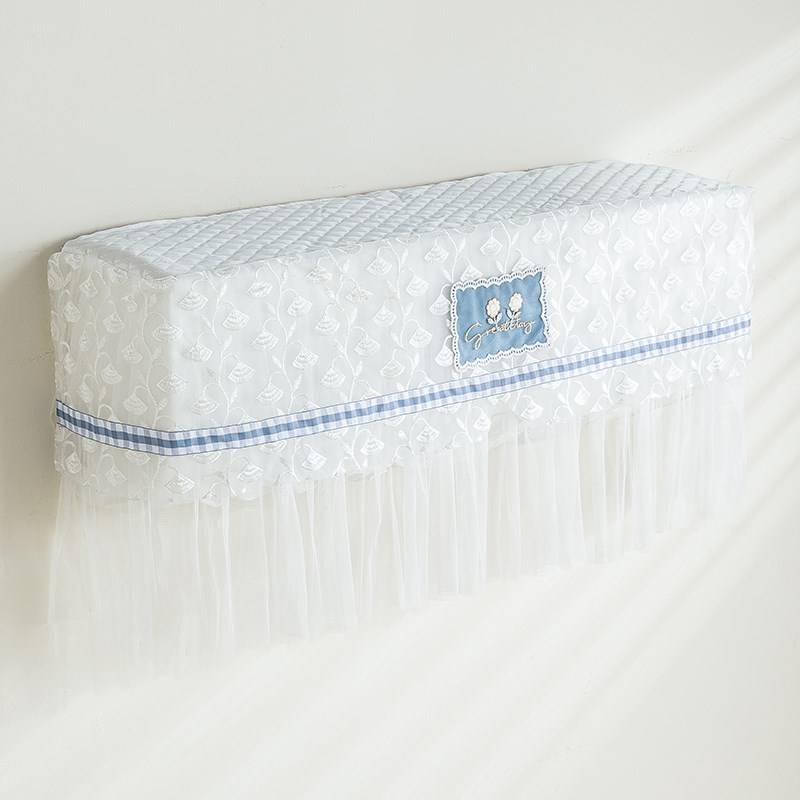 空调罩防尘罩2025年新款挡风板通用挡风帘挂式空调套开机不取蕾丝