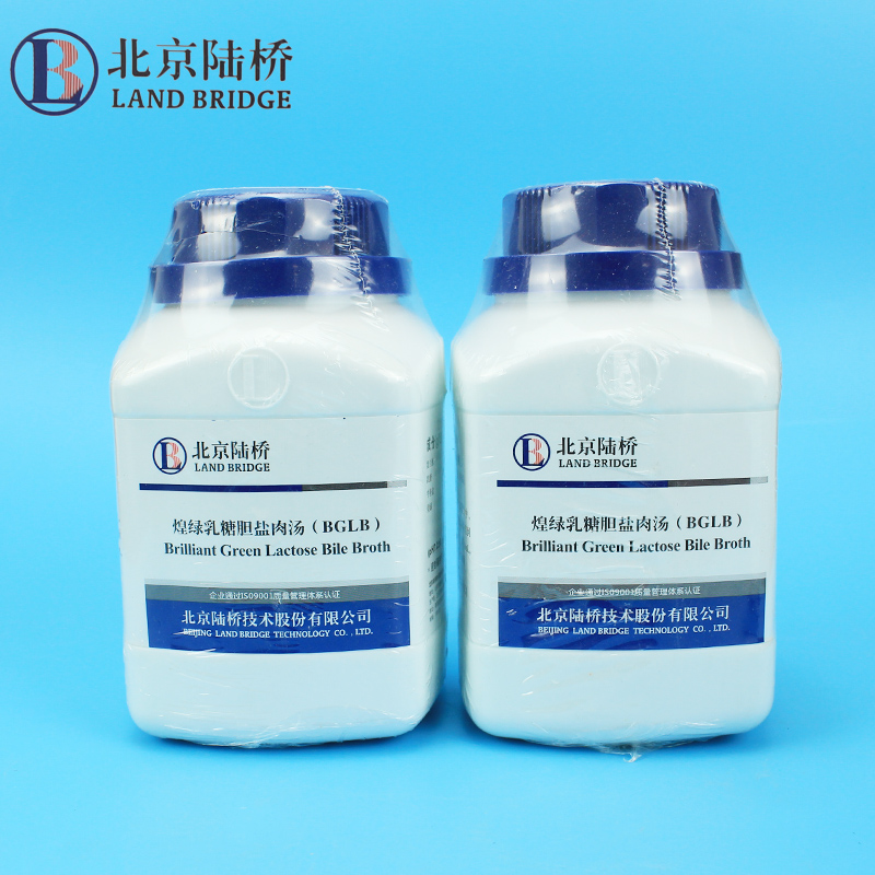北京陆桥 微生物检测培养基煌绿乳糖胆盐肉汤BGLB0g瓶装