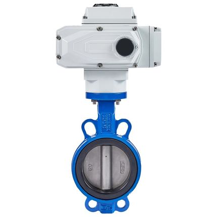 沪工精工良工俊工维喜D9Q软密封电动对夹式蝶球墨铸铁