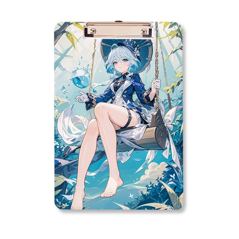 水神芙宁娜夹板垫板写字板学生板夹试卷夹办公室文件夹,文具电教/文化用品/商务用品,文件夹/试卷夹,淘宝优惠券,粉丝福利购,淘宝优惠卷