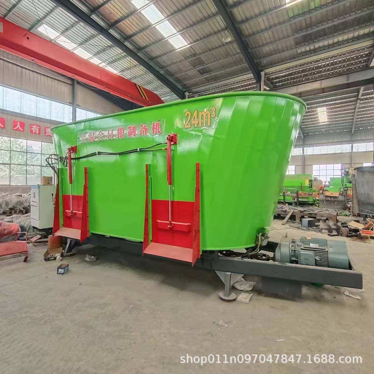 大型立式TMR全日粮饲料混合制备机立式24立方双轴饲料搅拌机,畜牧/养殖物资,特种养殖设备,淘宝优惠券,粉丝福利购,淘宝优惠卷