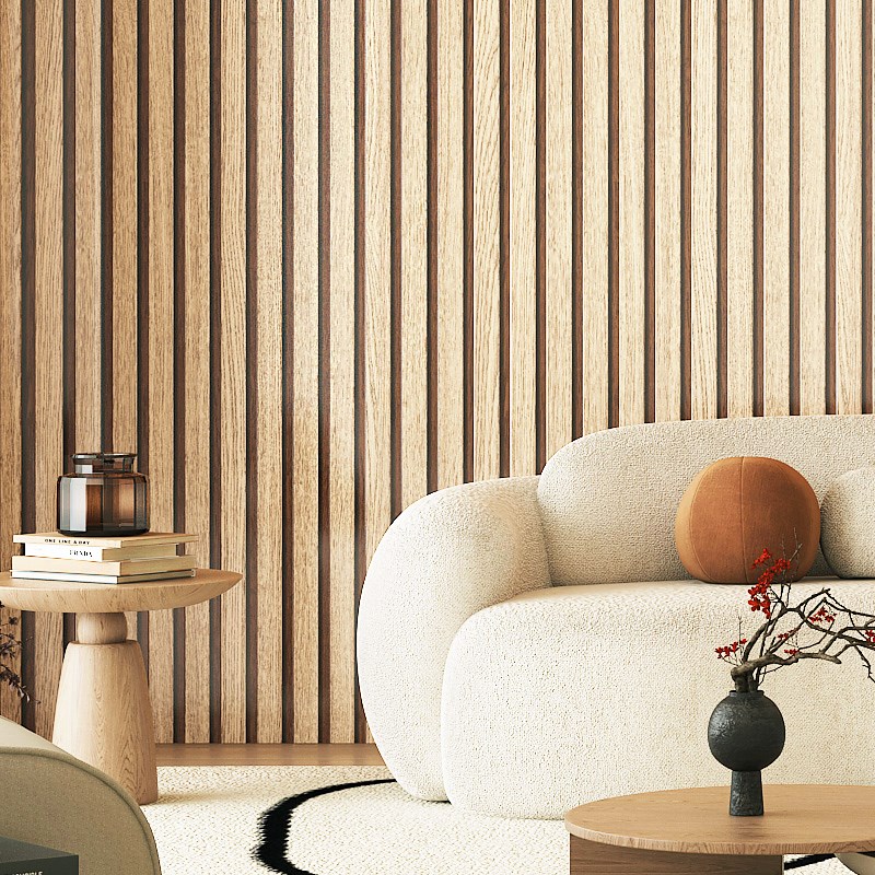 仿木纹木头木板墙纸非自粘无胶不带背胶刷胶家用原木色3d立体壁纸