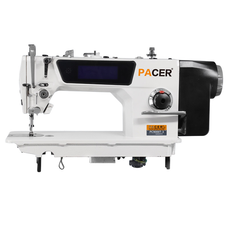全自动缝纫机电脑平缝机触摸屏步进裁缝机工业电动平车吃厚缝衣机