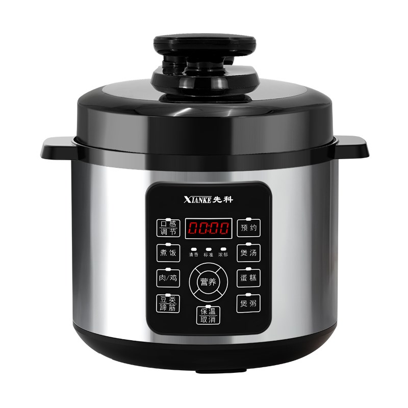 电压力锅家用2-人胆智能预约5L大容量高压锅多功能高压电饭煲
