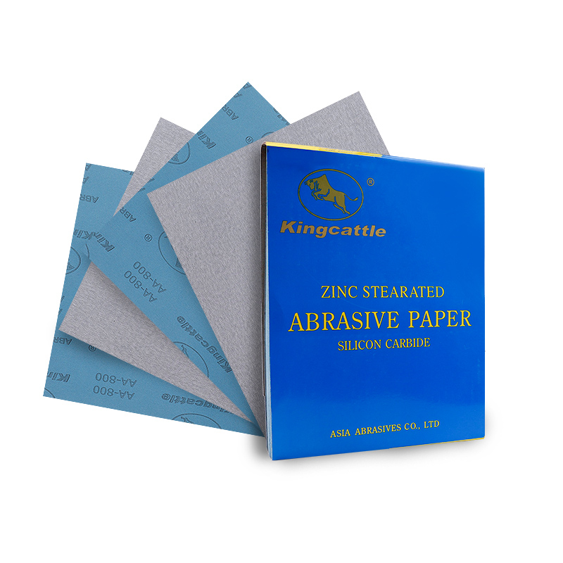 金牛干磨砂纸装潢墙面磨砂片耐用抛光沙纸手打干磨砂纸工业级