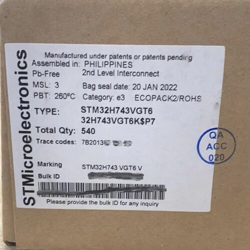 原装 STM32H743VIT6 VGT6 全新32位微控制器MCU单片机芯片ARM特价