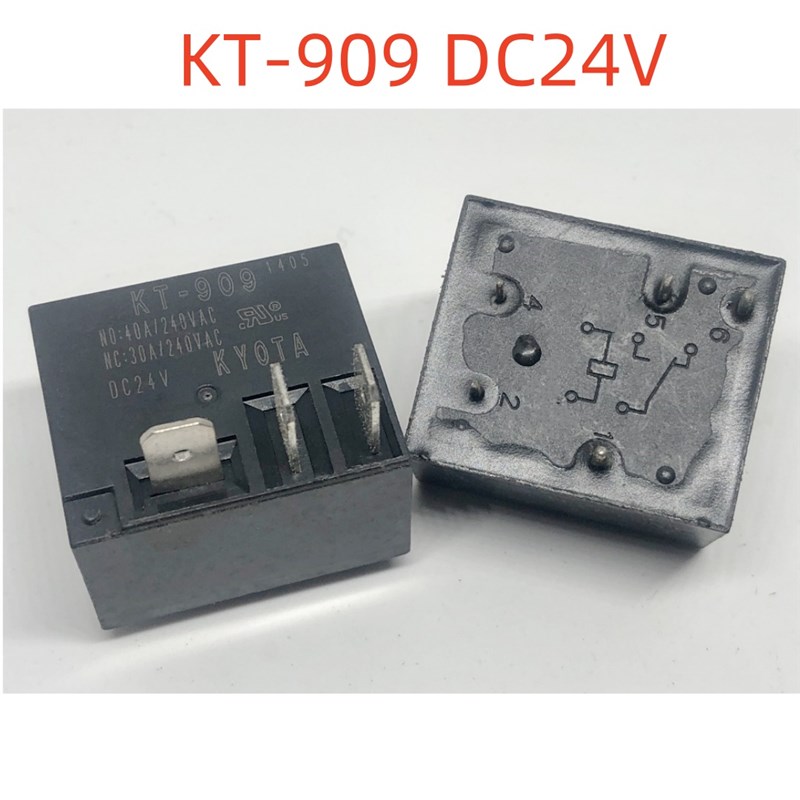 散新 5脚 三插片 继电器 KT-909 DC24V T91C-24V-40A