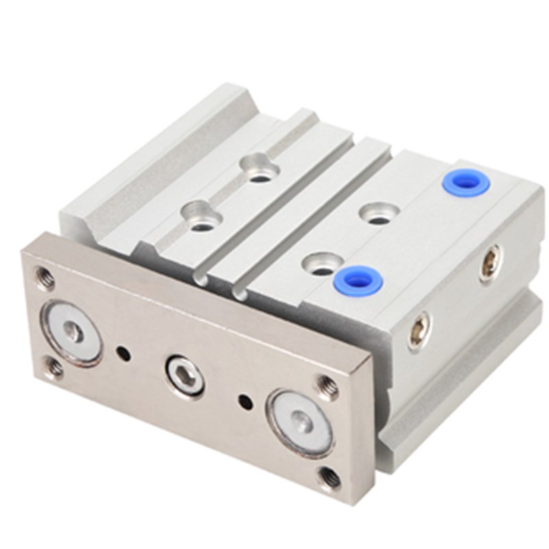 全新双轴多位置安装气缸TD10X5X10X15X20X25X30X50-S