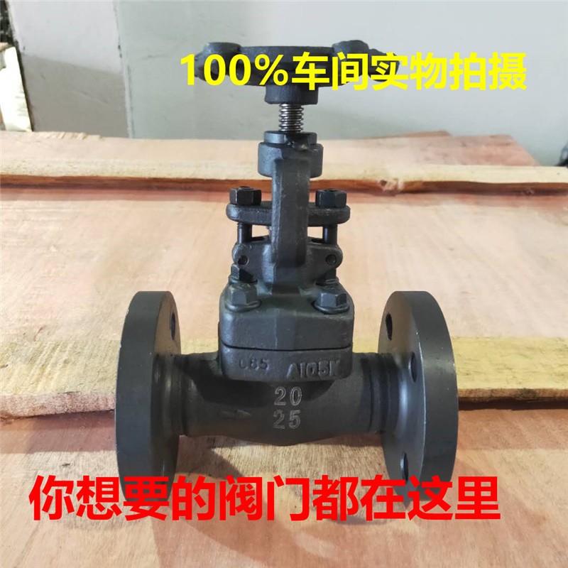 正光Z/J41H 25-420C截止阀A105N锻钢高压法兰截止阀闸阀DN15-DN50