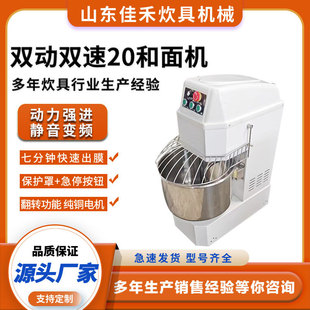 定制和面机20L30L40L60L商用双速双动大型静音自动搅拌机揉面机