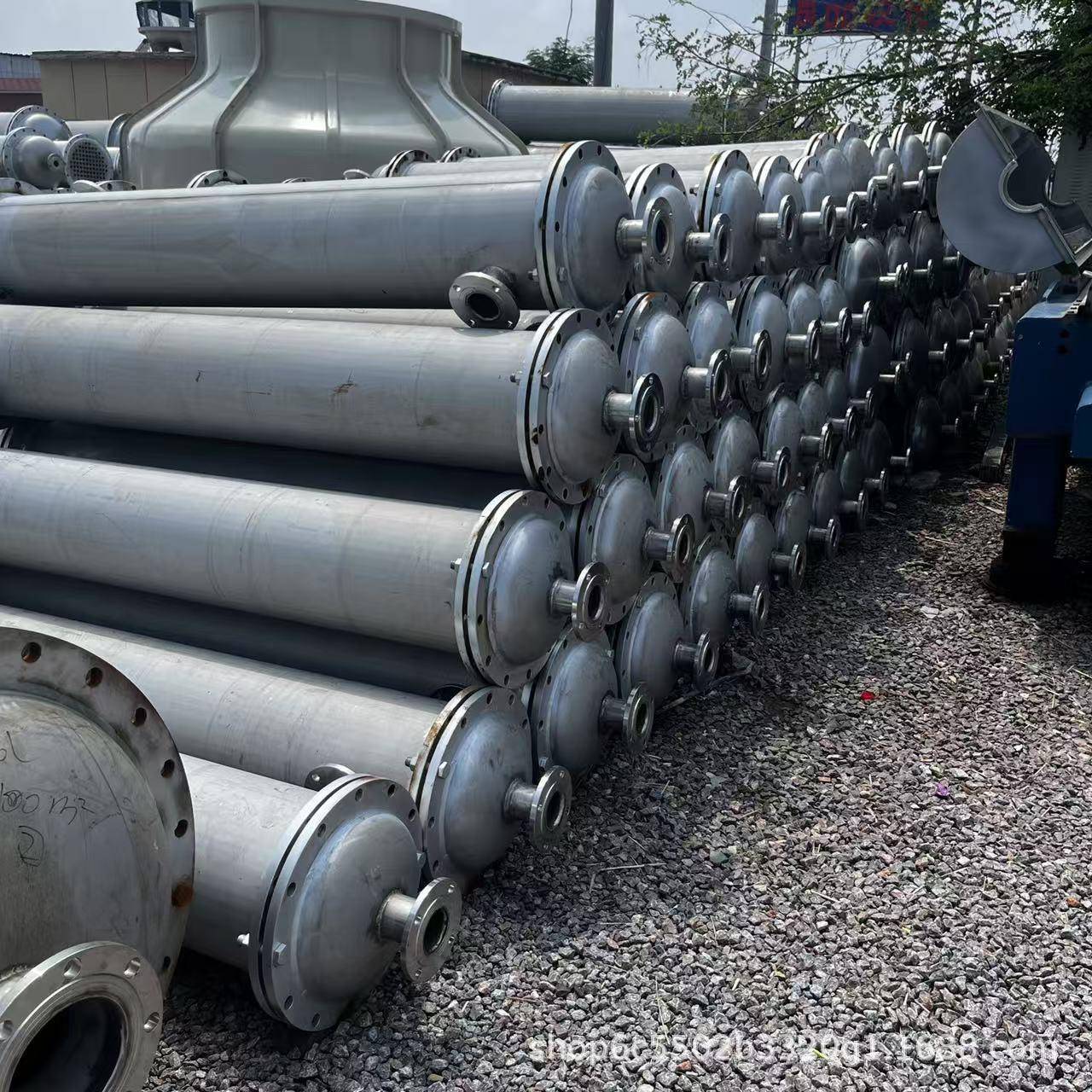 304不锈钢列管式冷凝器316不锈钢钛材列管式换热器化工制药设备