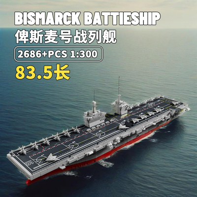 四川舰航模高难度拼搭积木模型