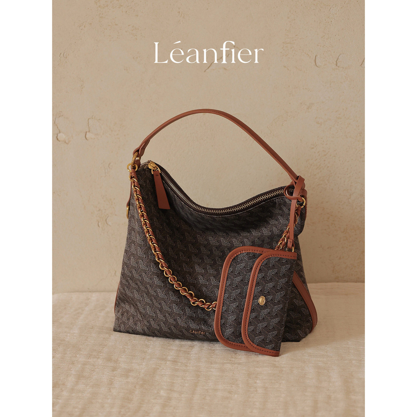 Léanfier南风金穗系列托特包