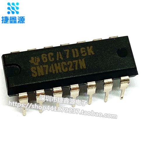 全新原装SN74HC27N 74HC27 直插DIP-14 3输入端三或非门