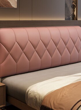 2025年新款科技布床头r罩软包木板加厚防撞床头套罩床头保护套防