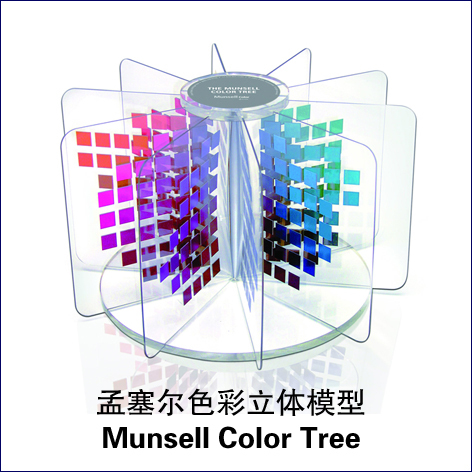 孟塞尔色彩树 Munsell Color Tree蒙赛尔色彩立体模型