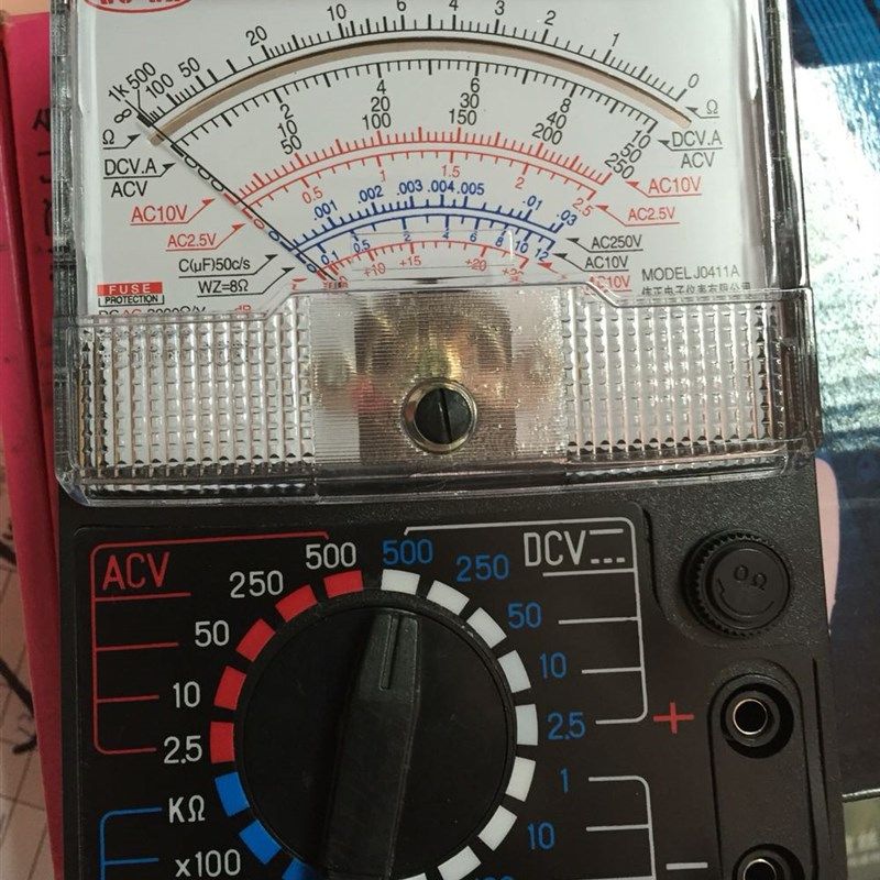 指针式万用表JO-411万能表便携式指针式万用表磁电整流式仪表