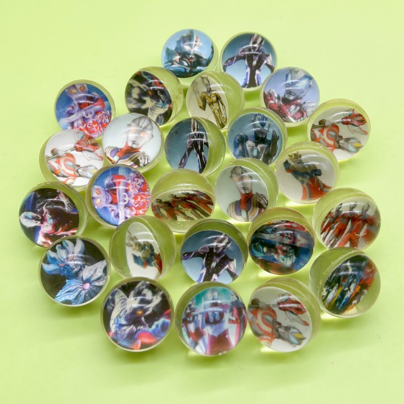 新款32号橡胶弹力球多款式混合球一元扭蛋机专用弹V弹球跳跳球包