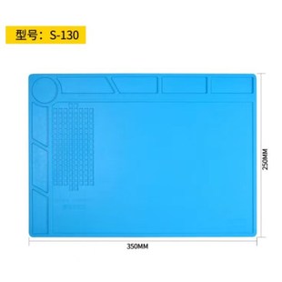 手机电脑维修工作台防静电耐高温隔热矽胶防烫磁性螺丝垫子焊接垫