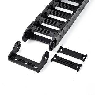 尼龙拖链怡合达同款替代VBF01 VBD33 尼龙坦克链护管线槽拖链质保