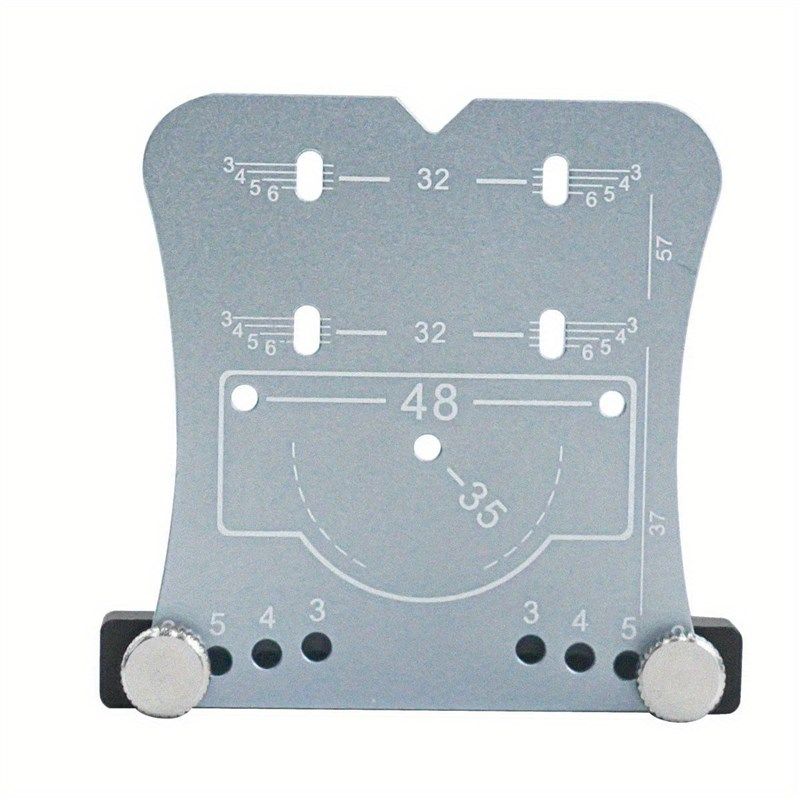 木工铝合金铰链开孔器35mm铰链开孔定位板 专用门板合页定位模板,基础建材,打孔定位器,淘宝优惠券,粉丝福利购,淘宝优惠卷