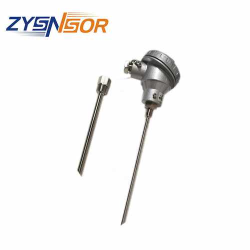 EYC套管型温度传感器A级0-50度 4-20MA 管径9.5MM 管长850MM 316