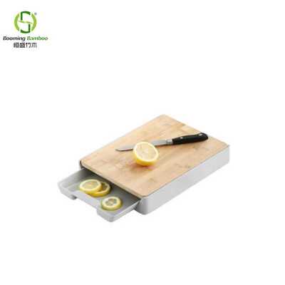 恒盛Booing挂放家用抽屉式菜板楠竹砧板多功能水果蔬菜厨房用品切