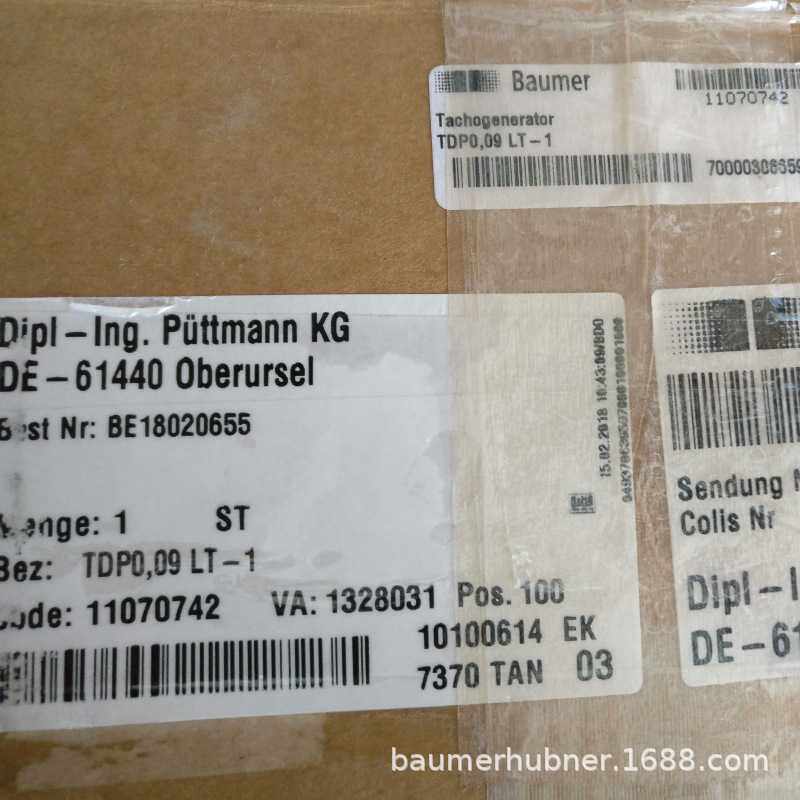 baumer编码器ITD 20 B14 360 T NI KR1 S 6