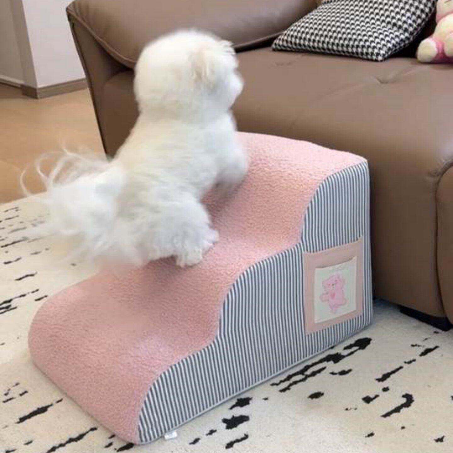 狗狗楼梯宠物爬梯小型犬老年犬上下床台阶猫咪床边沙发专用可拆洗