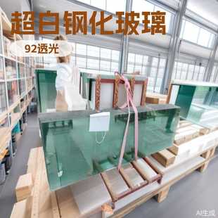 加工超白玻璃隔断玻璃强化5-15MM定制钢化东莞厂家高透光跨境热销