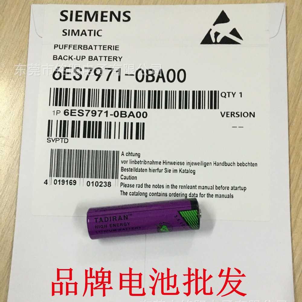 6ES7971-0BA00 AA 3.6V TADIRAN SL-360  S7-400PLC锂电池