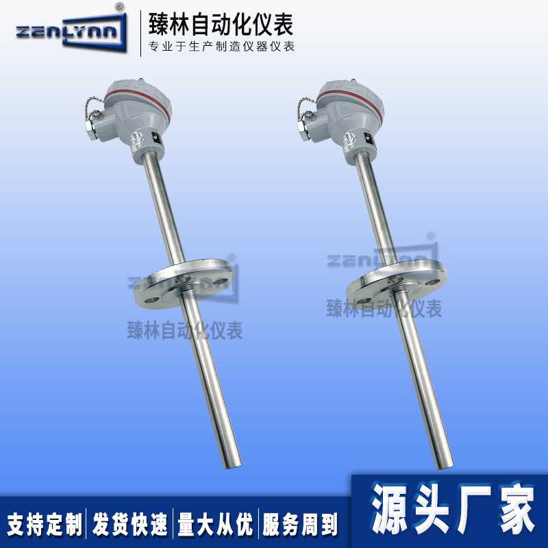WRN-430K型WRN2-430WRE-430不锈钢固定法兰式WRN-431装配式热电偶