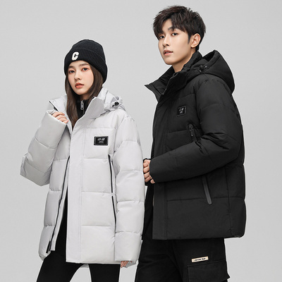 2025年冬季新款羽绒棉服男女保暖大码宽松面包服帅气情侣加厚外套