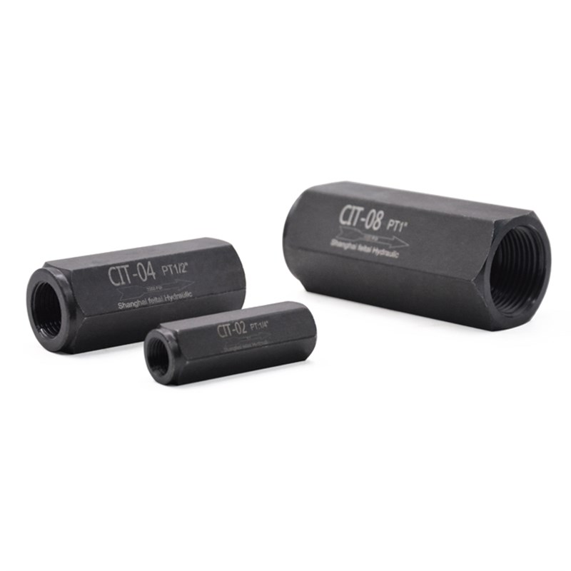 液压直通单向阀 泵站配件油压CIT-06 3/4 CIT-08 1 CIT-10 11/2