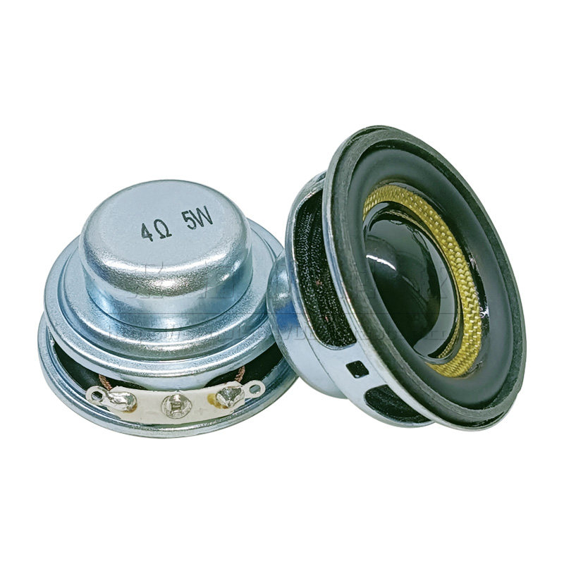 4欧5瓦5W 40mm圆形16芯双磁黄玻纤防水喇叭 1.5寸蓝牙音箱扬声器