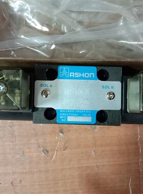 原装ASHON金油顺液压电磁阀AHD-G02-3C6-DL双头油压电磁阀AC220