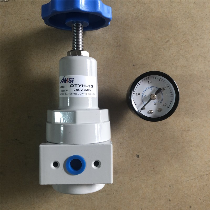 AMSI高压调压阀 QTYH-15/08/20/25吹瓶机气泵4分6分调压阀2.5Mpa