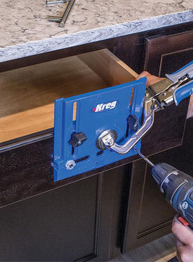 木工工具 夹具 五金把手安装柜门抽屉拉手安装辅助美国kreg堤旁树