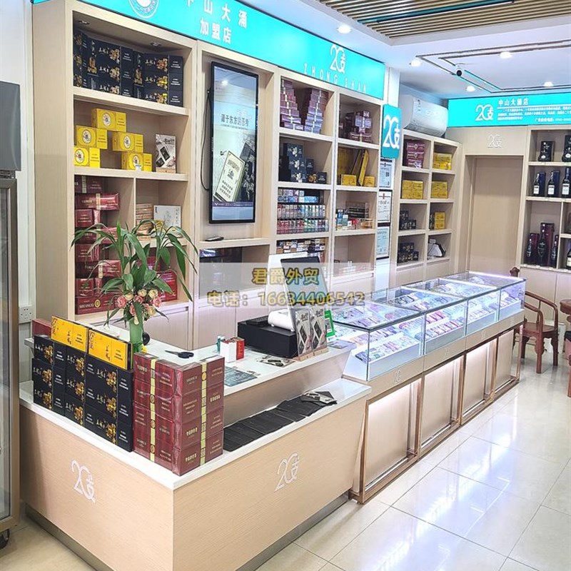 展示柜烟柜酒背柜超市烟柜收银柜台一体组合烟酒柜台烟柜便利店20