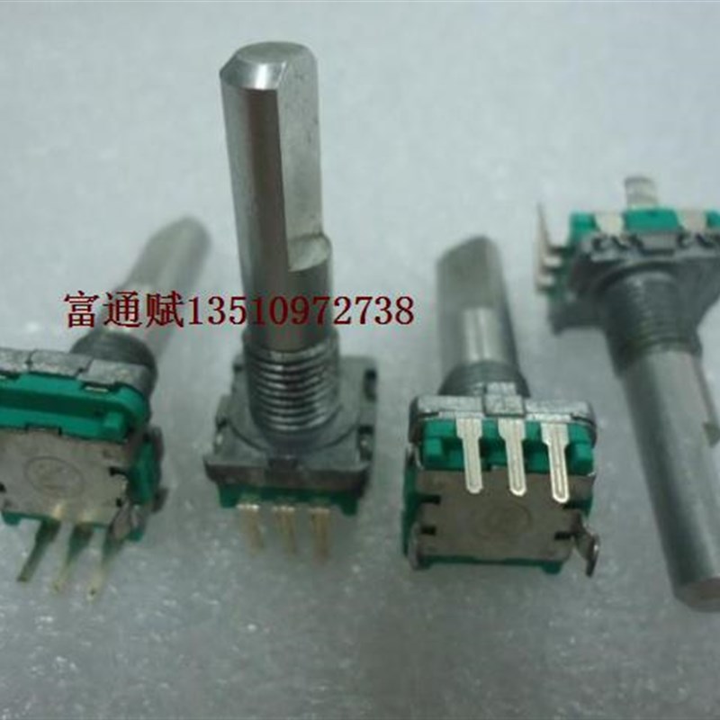 进口普耀EC11 360度旋转编码器脉冲编码开关20位不带25FMM