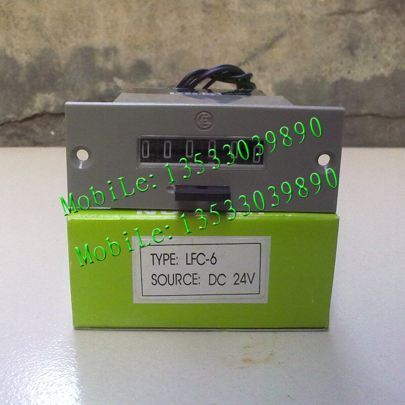 实物拍摄原装正品台湾URACON COUNTER电磁LFC-6计数器 DC24V