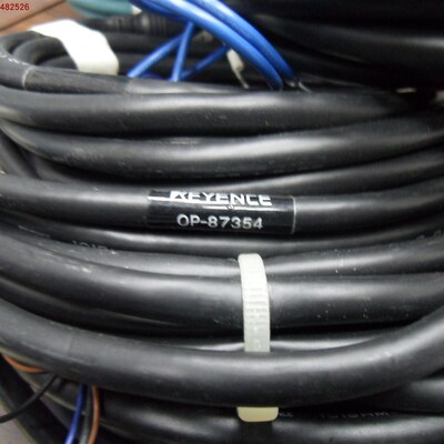 拆机KEYENCE基恩士正品线OP-87354,OP-87357实物图拍摄