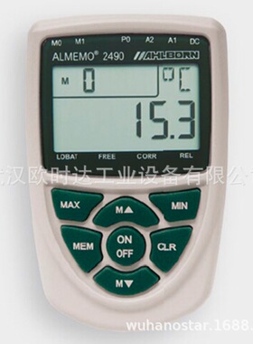 德国AHLBORN品牌ALMEMO2490-2简便型温度记录仪 LCD双行快速显示