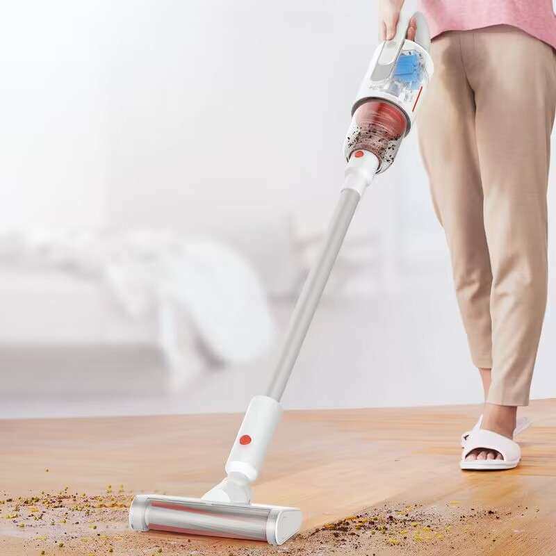 德尔玛VC20PLUS无线吸尘器家用手持式吸尘机充电式易携带便携式