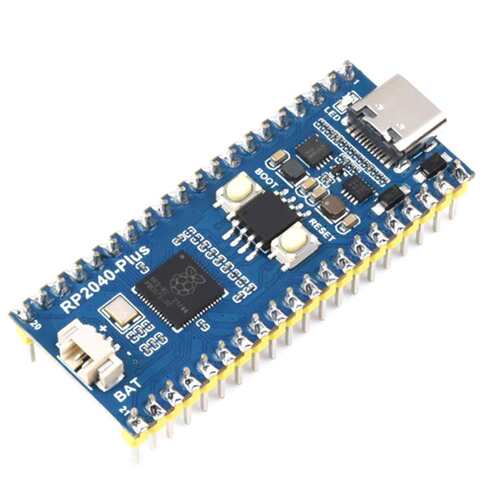 RP2040-Plus微控制器升级版带排针RP2040双核处理器16MB片上Flash