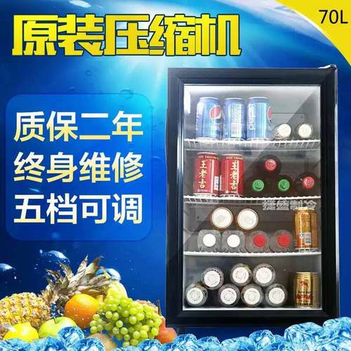 浙厨吧台式酒水冷藏柜商用小型冰柜嵌入矮柜啤酒柜饮料展示柜保鲜
